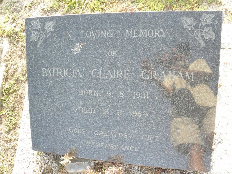 GRAHAM Patricia Claire 1931-1964