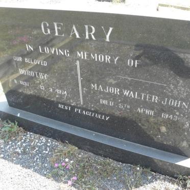 GEARY Walter J. -1943 &amp; Dorothy -1974