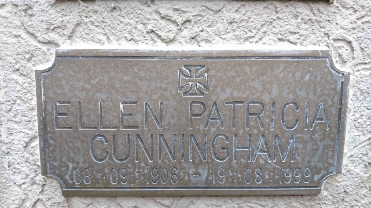 CUNNINGHAM Ellen Patricia 1906-1999