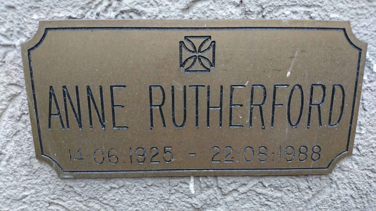 RUTHERFORD Anne 1925-1988