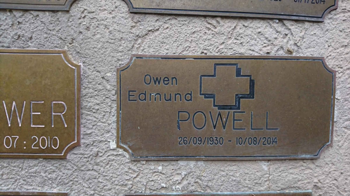 POWELL Owen Edmund 1930-2014