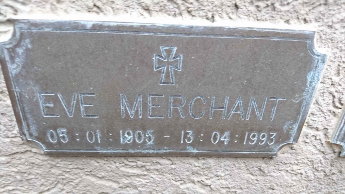 MERCHANT Eve 1905-1993