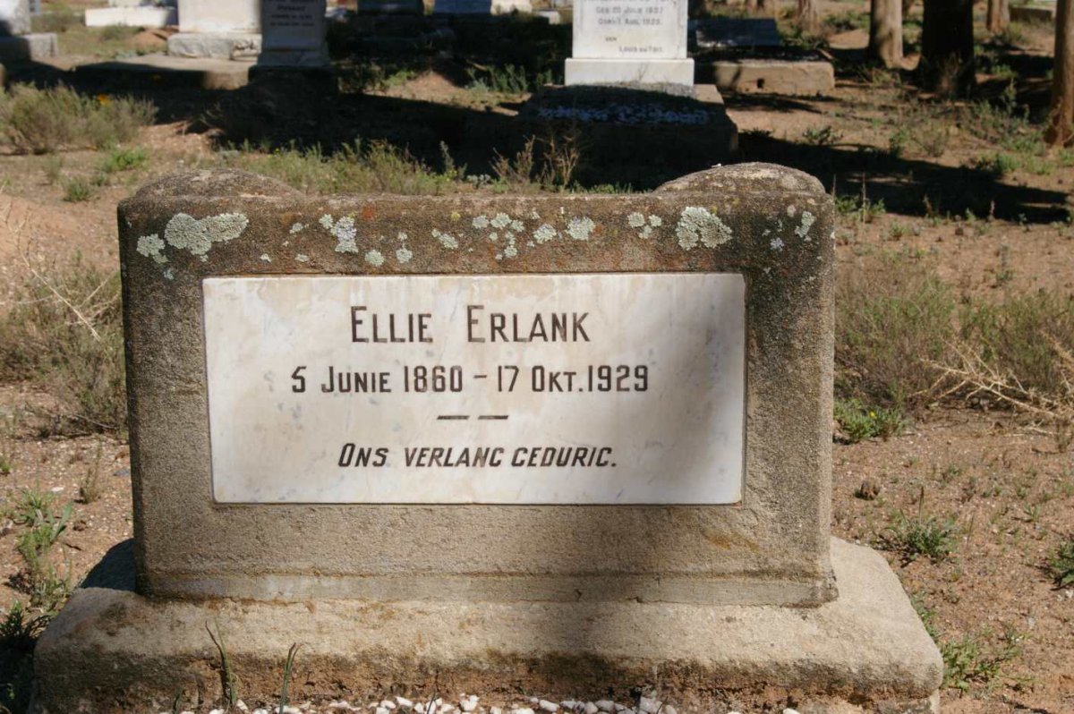 ERLANK Ellie 1860-1929