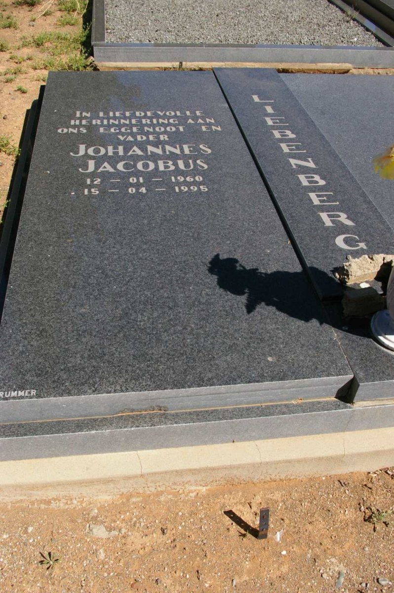 LIEBENBERG Johannes Jacobus 1960-1995