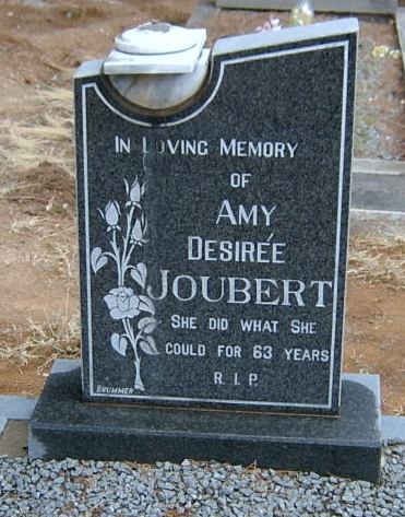 JOUBERT Amy Desiree  