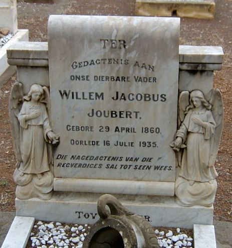 JOUBERT Willem Jacobus 1860-1935