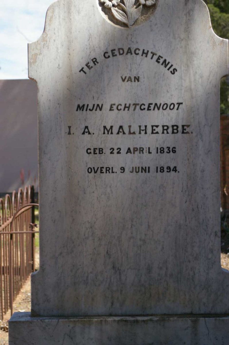 MALHERBE I.A. 1836-1894