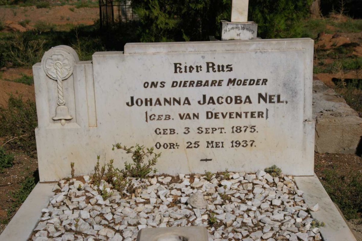 NEL Johanna Jacoba nee VAN DEVENTER 1875-1937