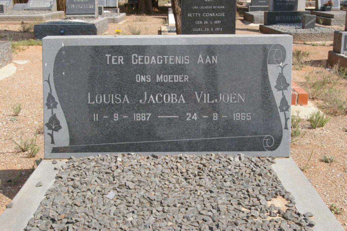 VILJOEN Louisa Jacoba 1887-1965