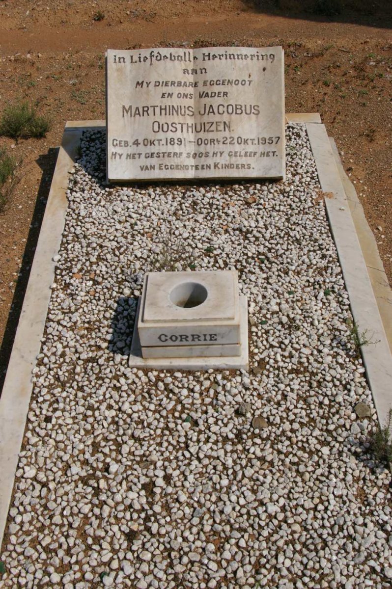OOSTHUIZEN Marthinus Jacobus 1891-1957