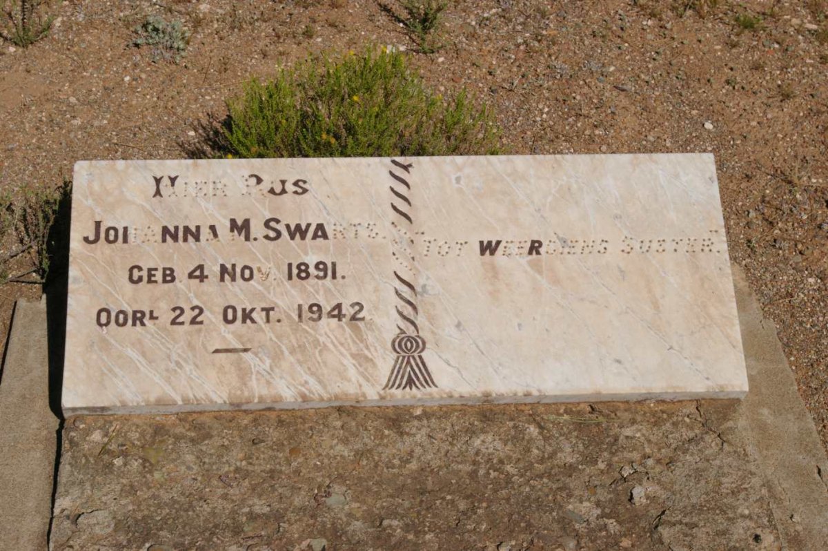 SWARTS Johanna M. 1891-1942