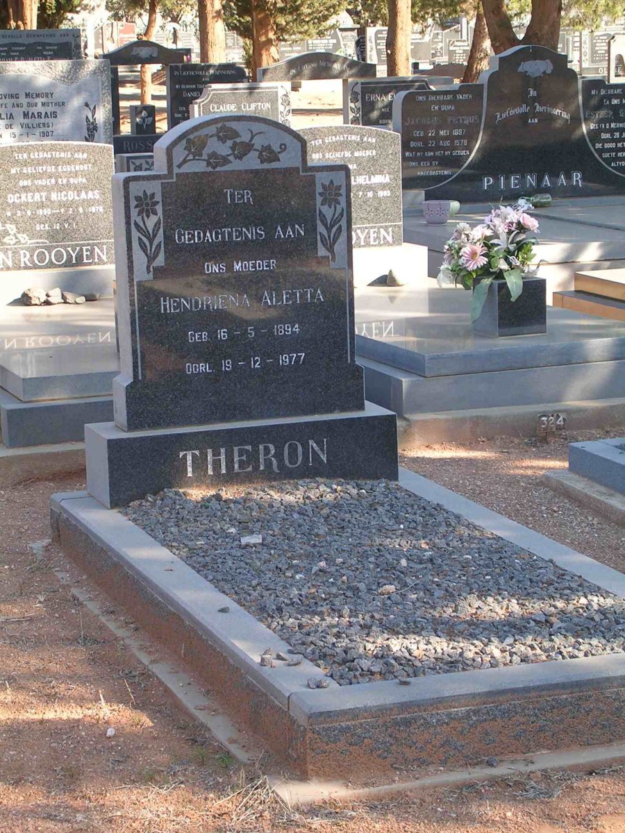 THERON Hendriena Aletta 1894-1977