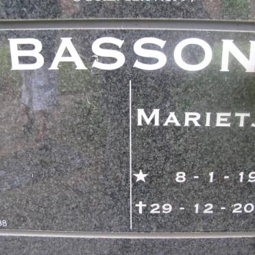 BASSON Marietjie 195?-2008