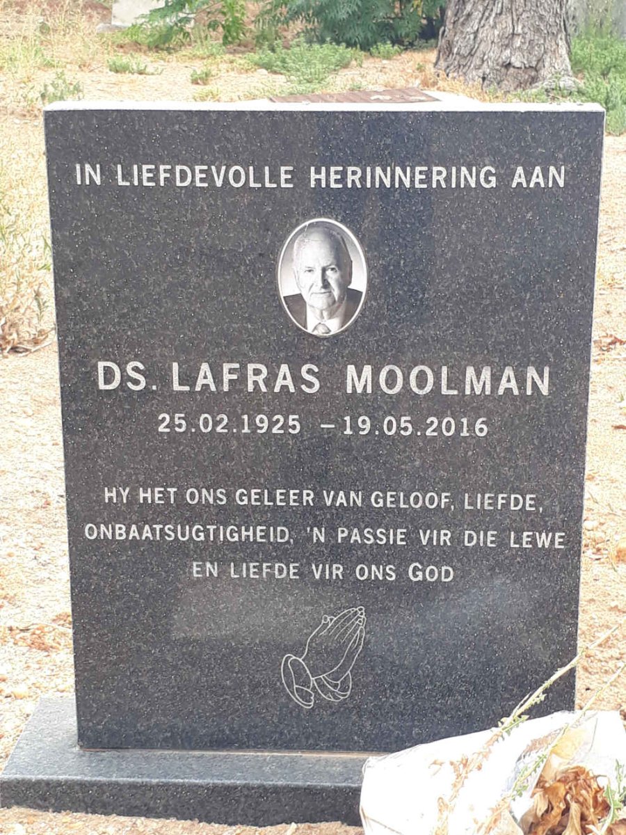 MOOLMAN Lafras 1925-2016