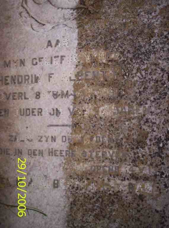 ALBERTYN Hendrik F.