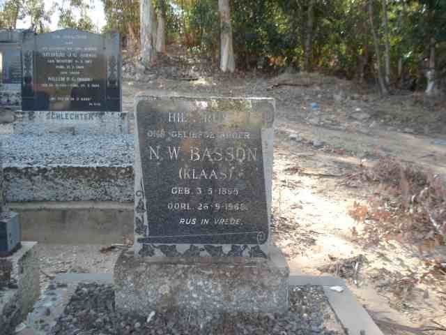 BASSON N.W 1895-196?