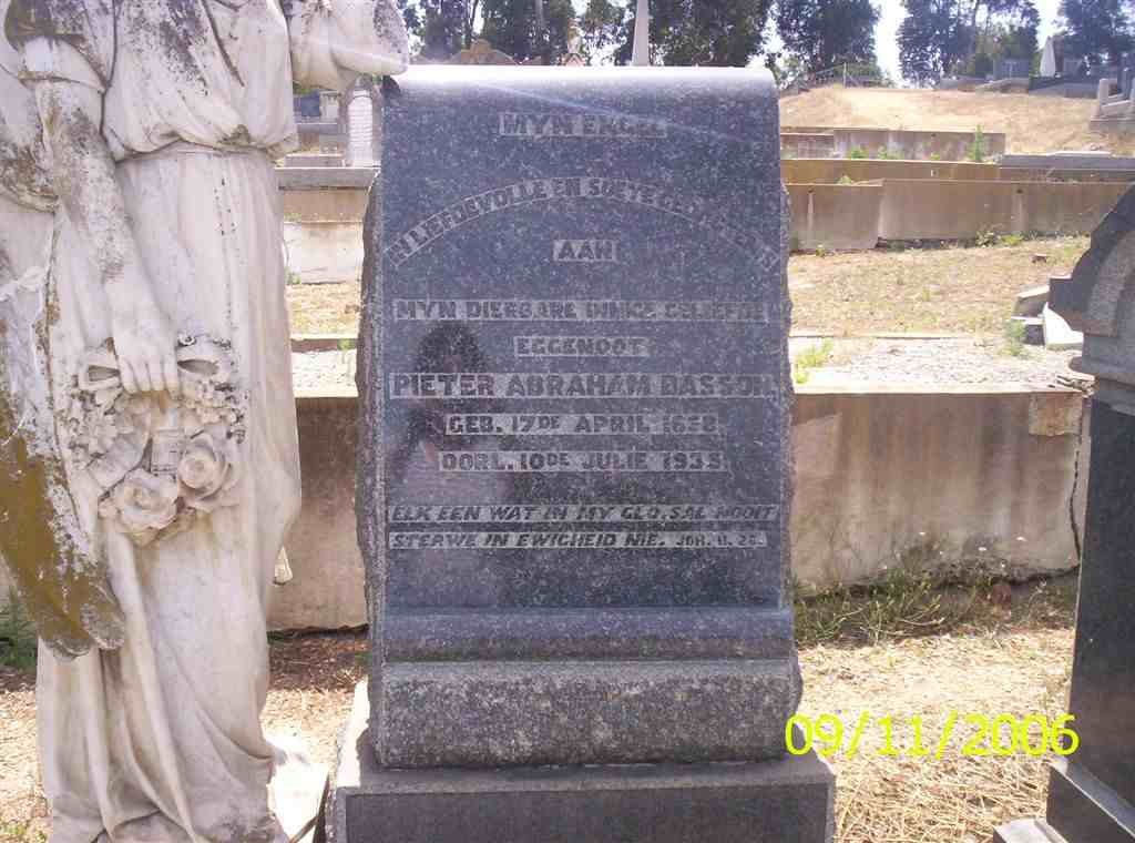 BASSON Pieter Abraham 1868-1935