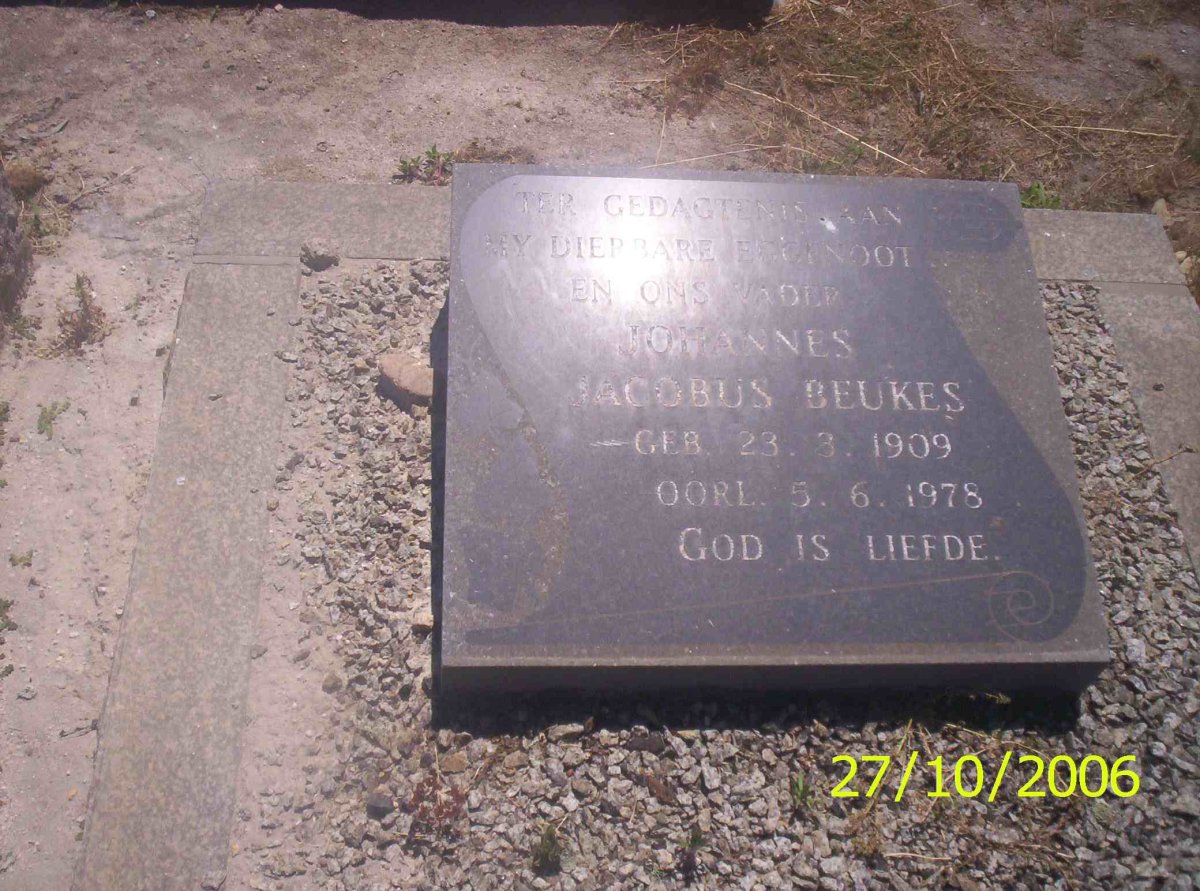 BEUKES Johannes Jacobus 1909-1978