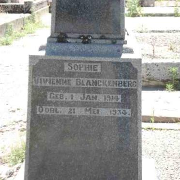 BLANCKENBERG Sophie Vivienne 1914-1934