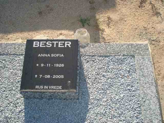 BESTER Anna Sofia 1926-2005