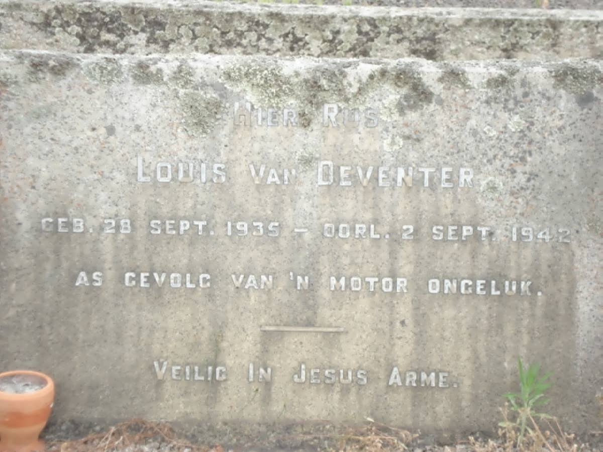 DEVENTER Louis, van 1935-1942