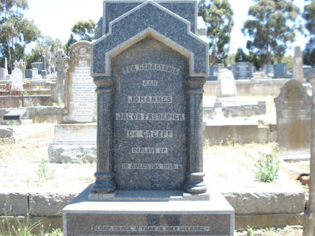 GREEFF Johannes Jacob Frederick, de 1935