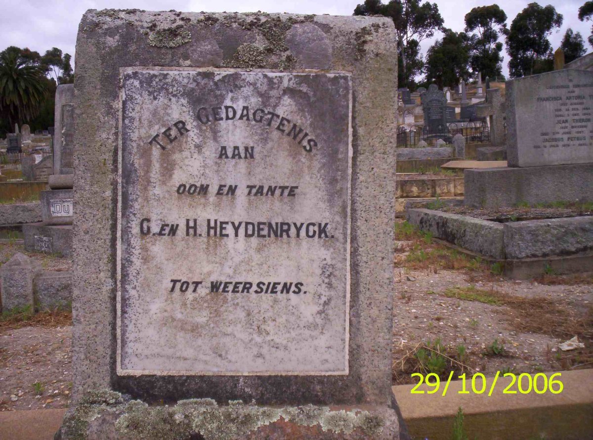 HEYDENRYCK C. &amp; H.