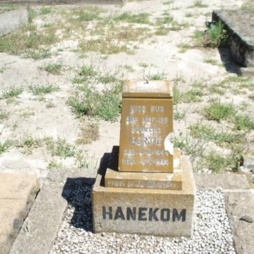 HANEKOM Bertie 1949-1952