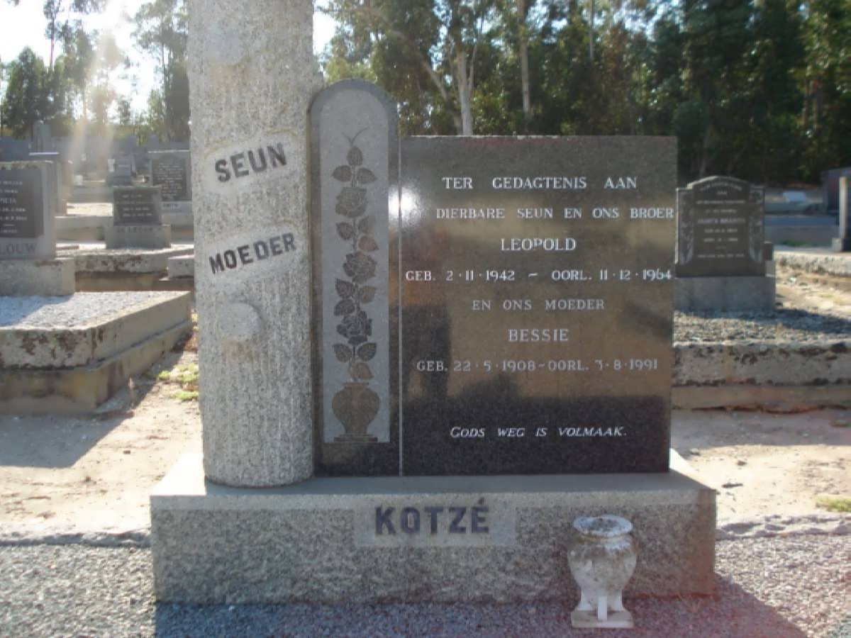 KOTZE Leopold 1942-1964 :: KOTZE Bessie 1908-1991