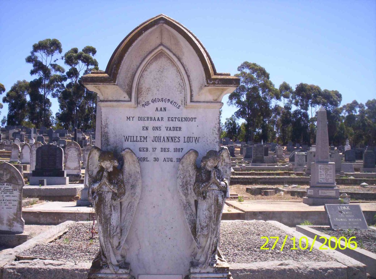 LOUW Willem Johannes 1887-193?