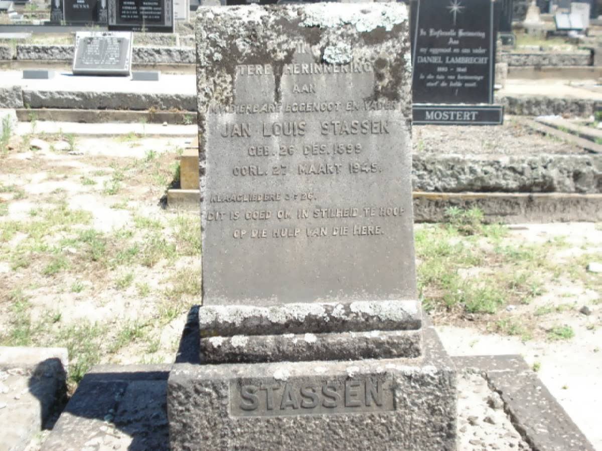 STASSEN Jan Louis 1899-1945