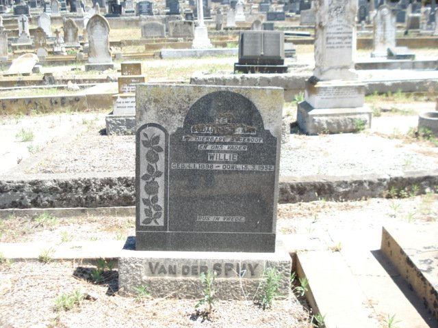SPUY Willie, van der 1898-1952