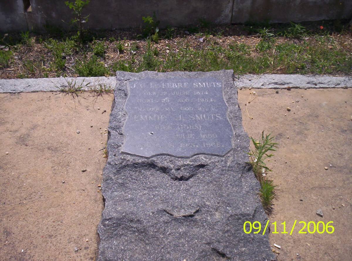SMUTS J.C. le Febre 1874-1954 &amp; Emmie J. GOUS 1880-1968