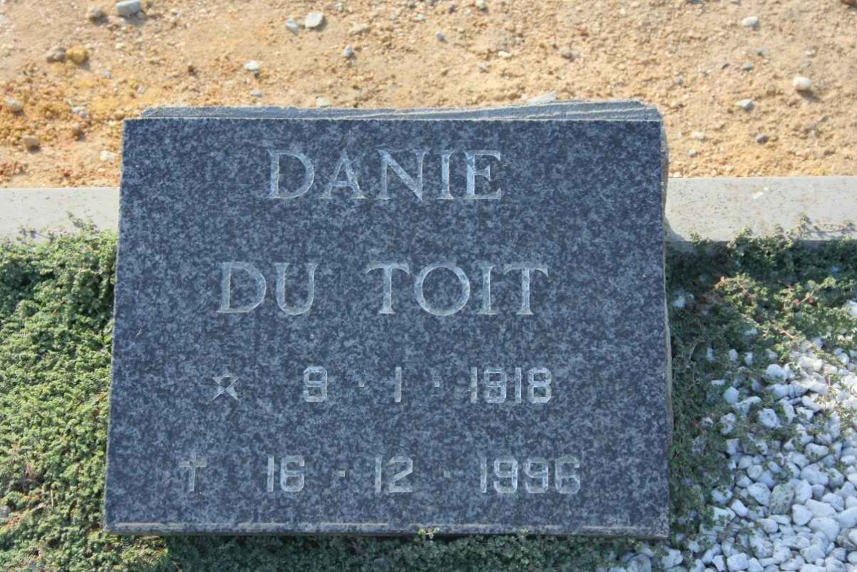 TOIT Danie, du 1918-1996