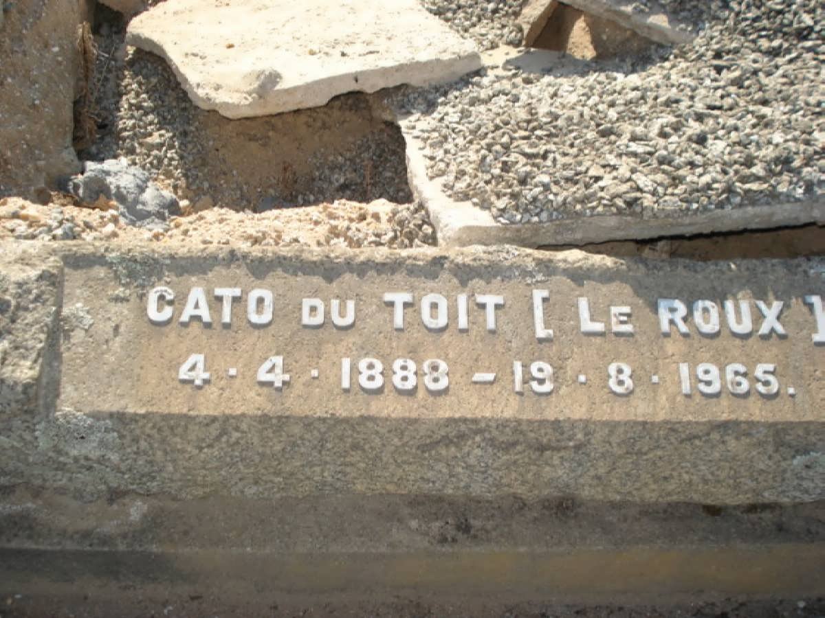 TOIT Cato, du nee LE ROUX 1888-1965