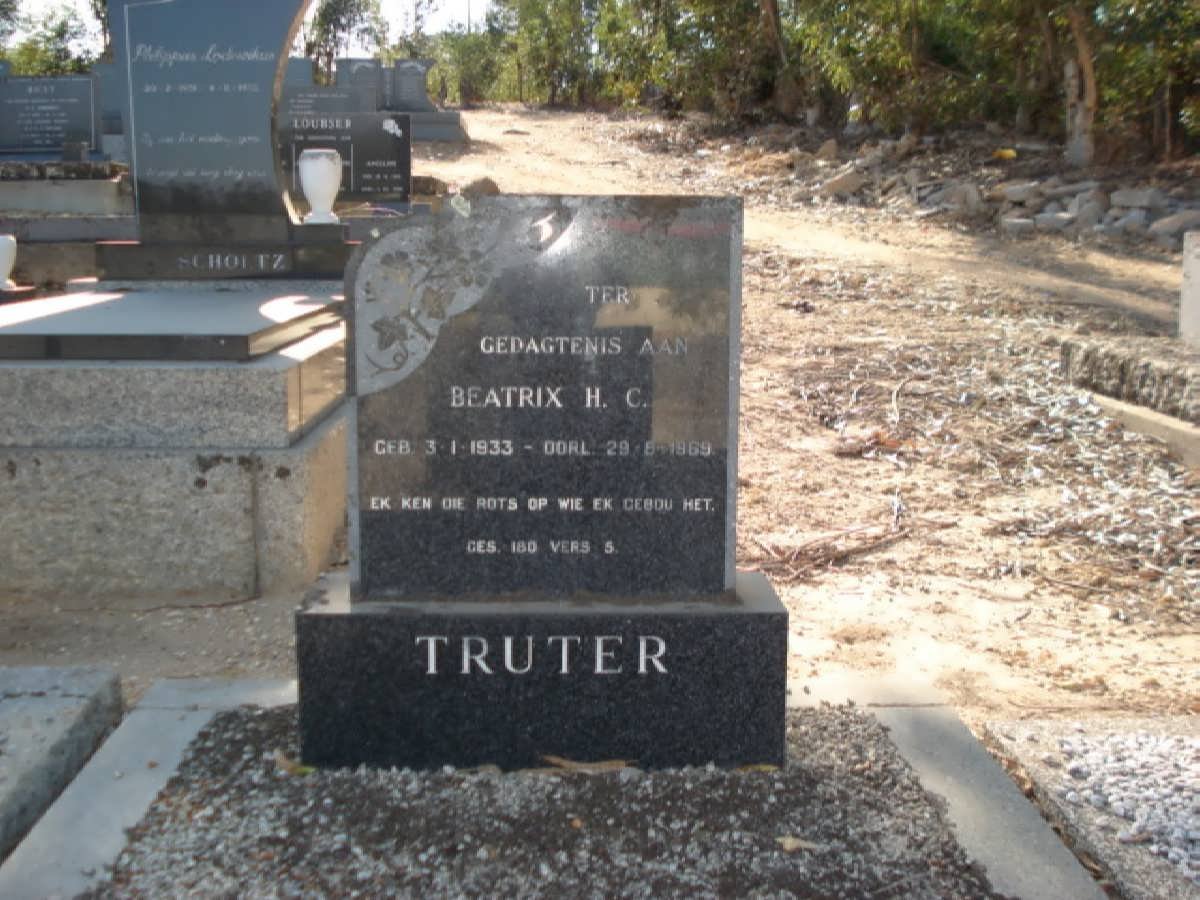 TRUTER Beatrix H.C. 1933-1969
