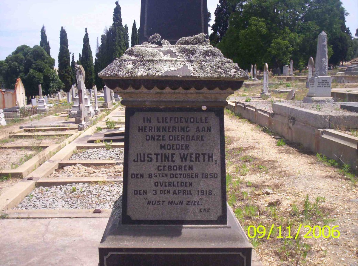 WERTH Justine 1850-1918