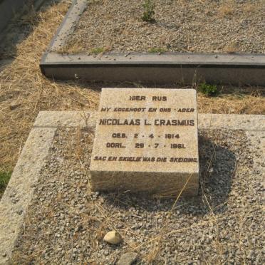 ERASMUS Nicolaas L. 1914-1961