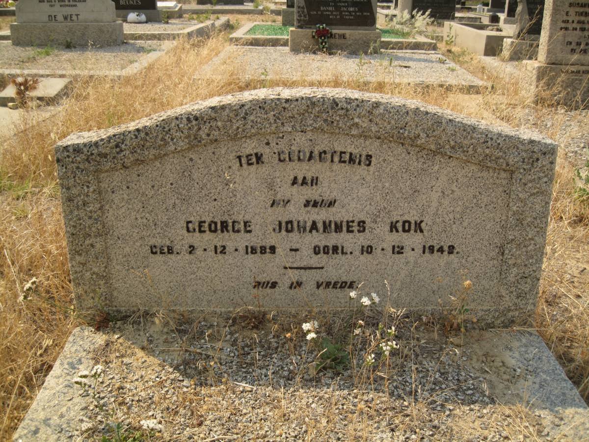 KOK George Johannes 1889-1948