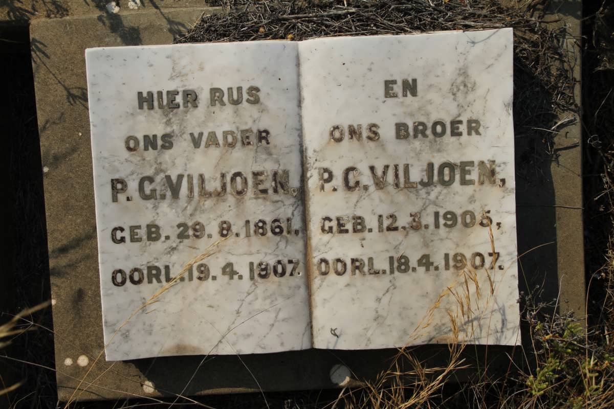 VILJOEN P.G. 1861-1907 :: VILJOEN P.G. 1905-1907
