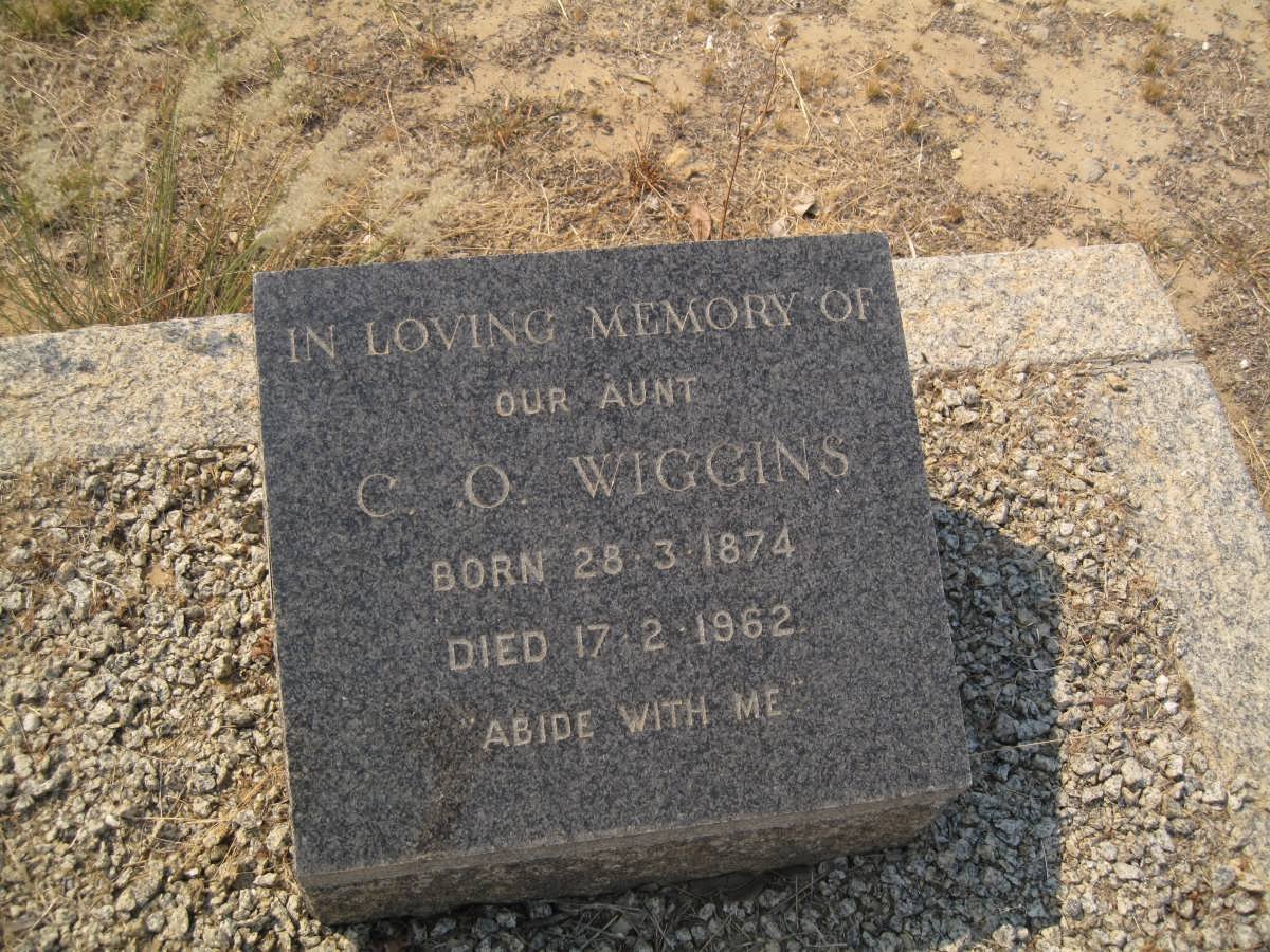 WIGGENS C.O. 1874-1962