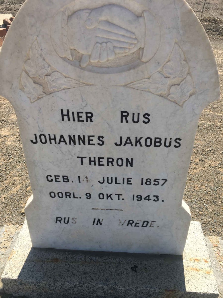 THERON Johannes Jakobus 1857-1943