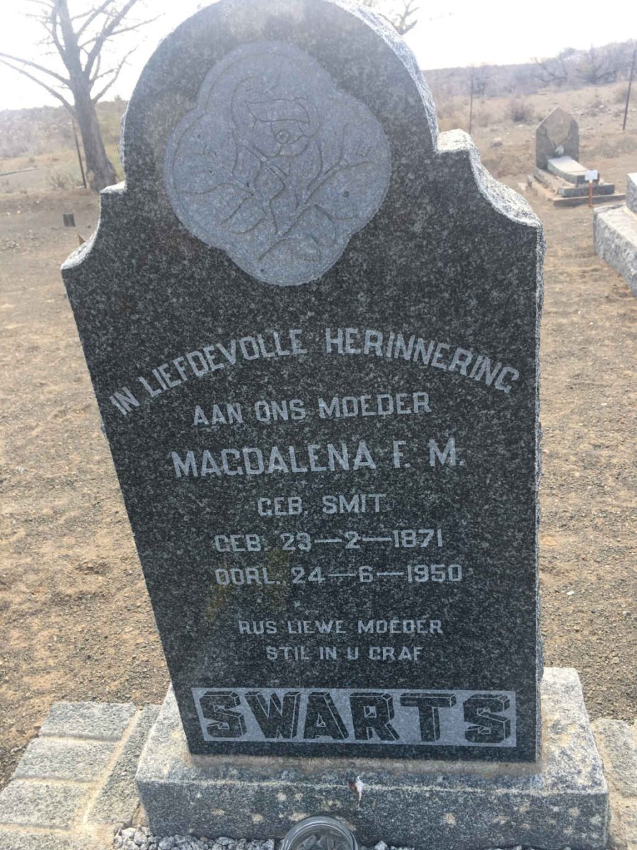 SWARTS Magdalena F.M. nee SMIT 1871-1950