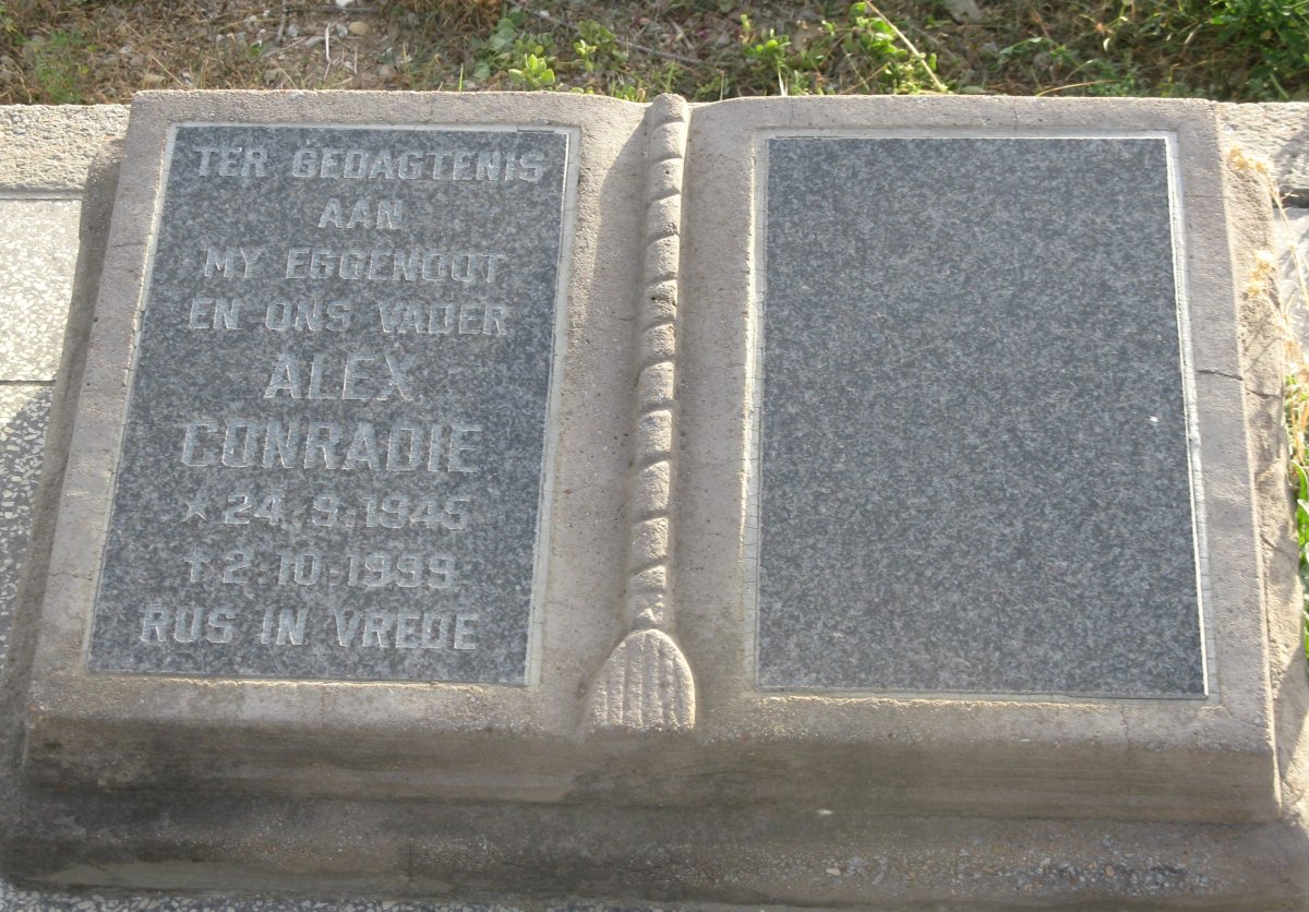 CONRADIE Alex 1945-1999