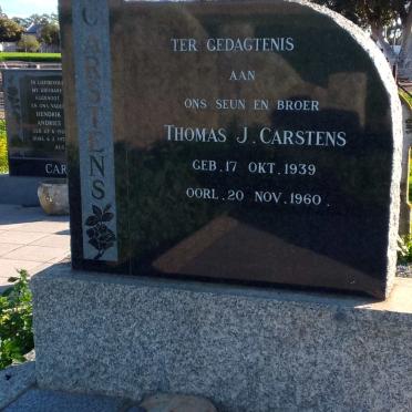 CARSTENS Thomas J. 1939-1960