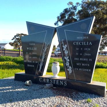 CARSTENS Willie 1920-1979 & Cecilia 1924-2006
