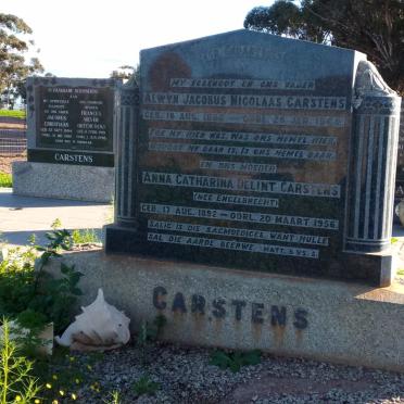 CARSTENS Alwyn Jacobus Nicolaas 1886-1944 & Anna Catharina Delint ENGELBRECHT 1892-1956