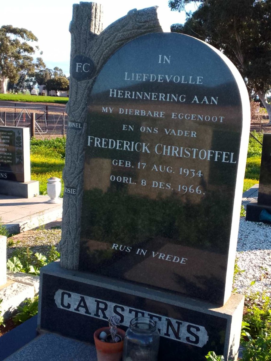 CARSTENS Frederick Christoffel 1934-1966