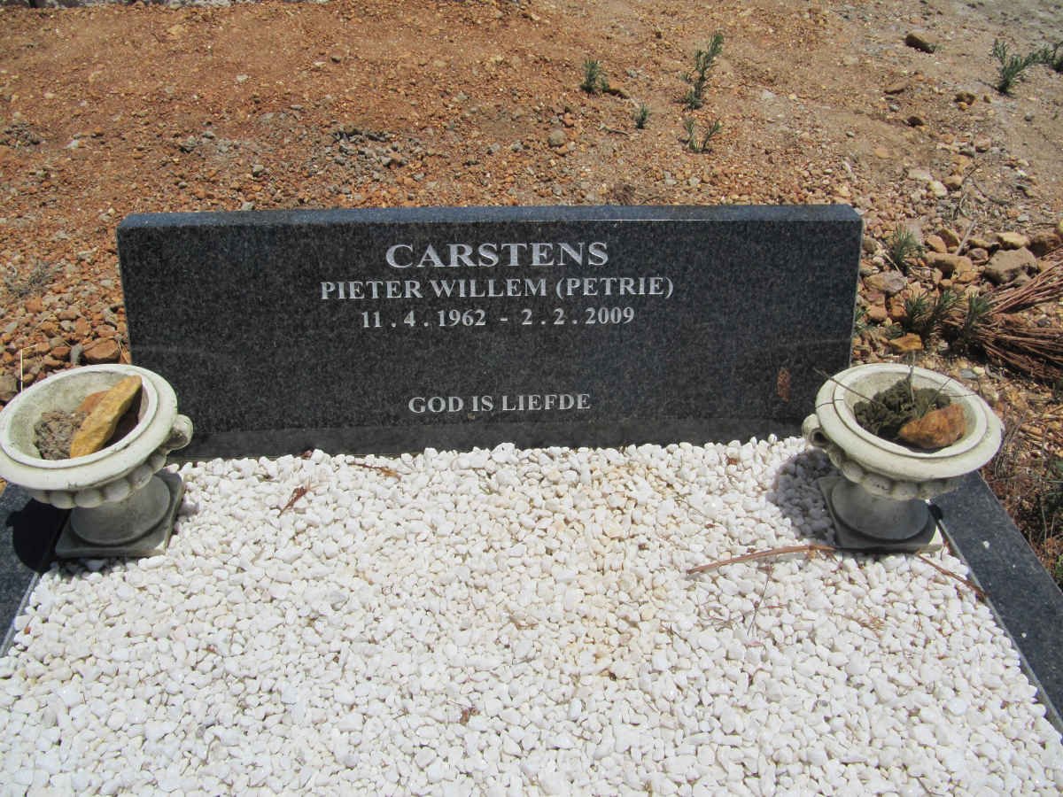 CARSTENS Pieter Willem 1962-2009