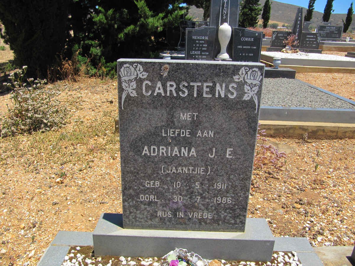 CARSTENS Adriana J.E. 1911-1986